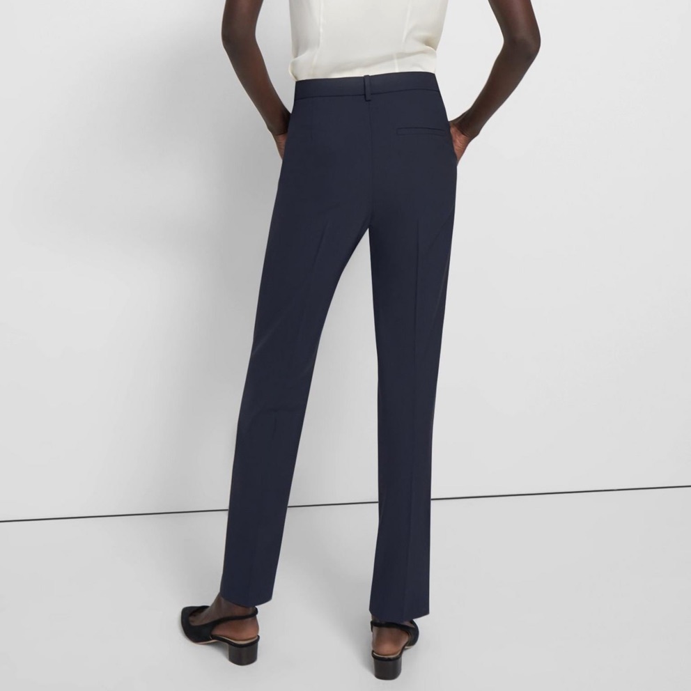 Nwt Theory Pants. Navy Tailored Trouser Size 2